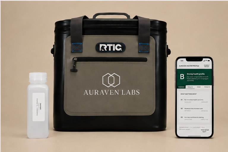 Auraven Labs professional residential water testing kit