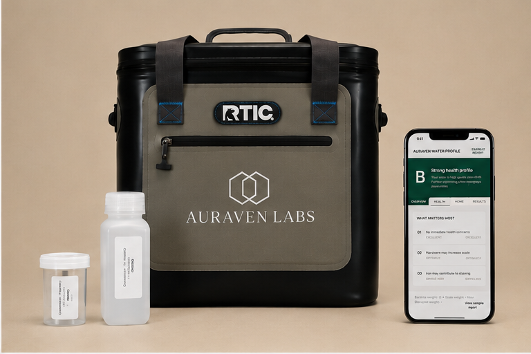 Auraven Labs professional residential water testing kit