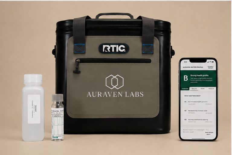 Auraven Labs professional residential water testing kit