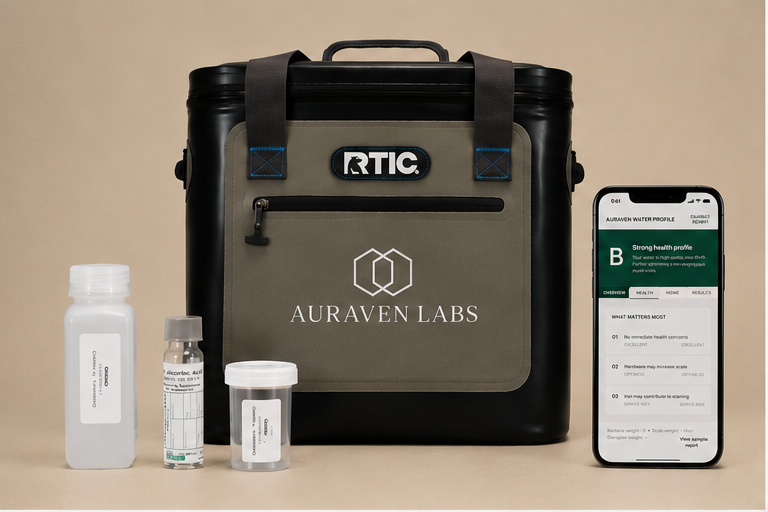 Auraven Labs professional residential water testing kit